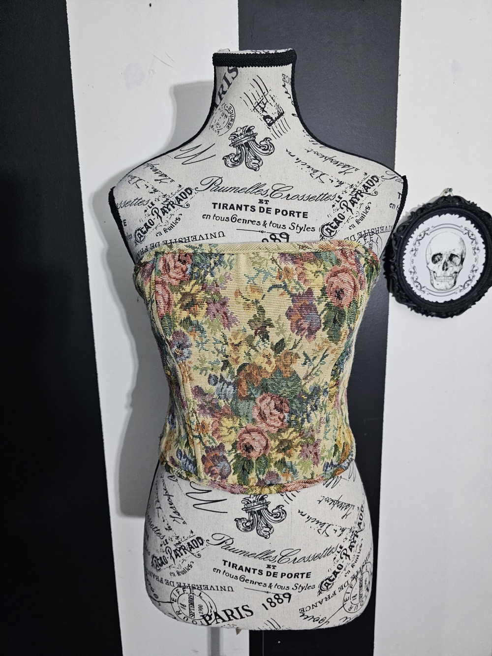 Floral Tapestry Corset